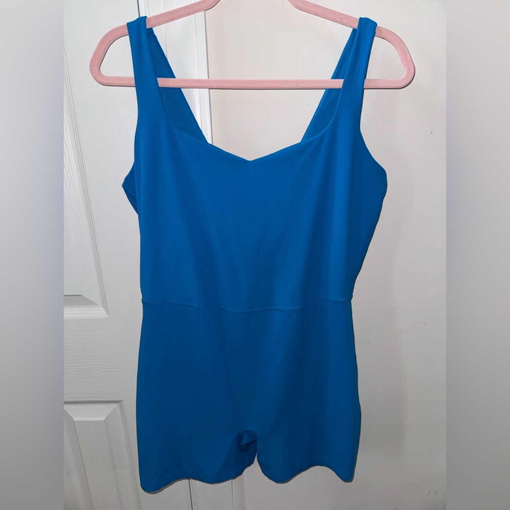 All in Motion Blue Jumpsuit
